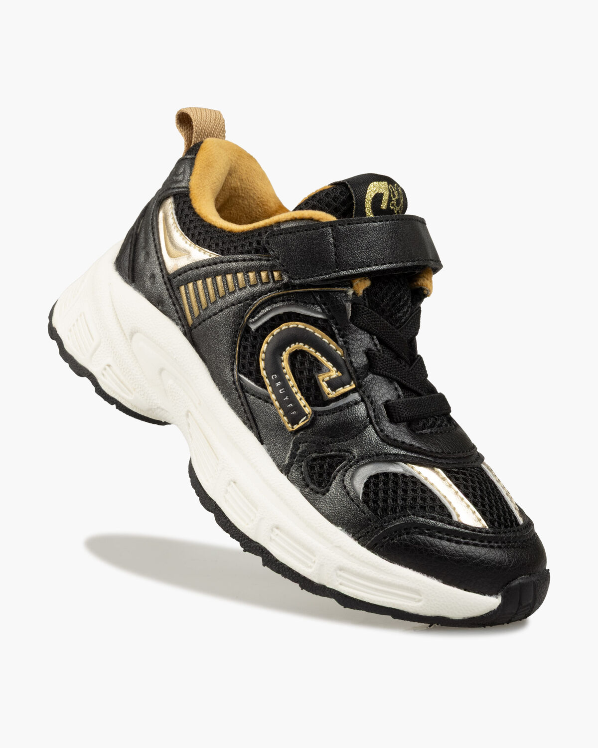 Marti Velcro, Black/Gold, hi-res